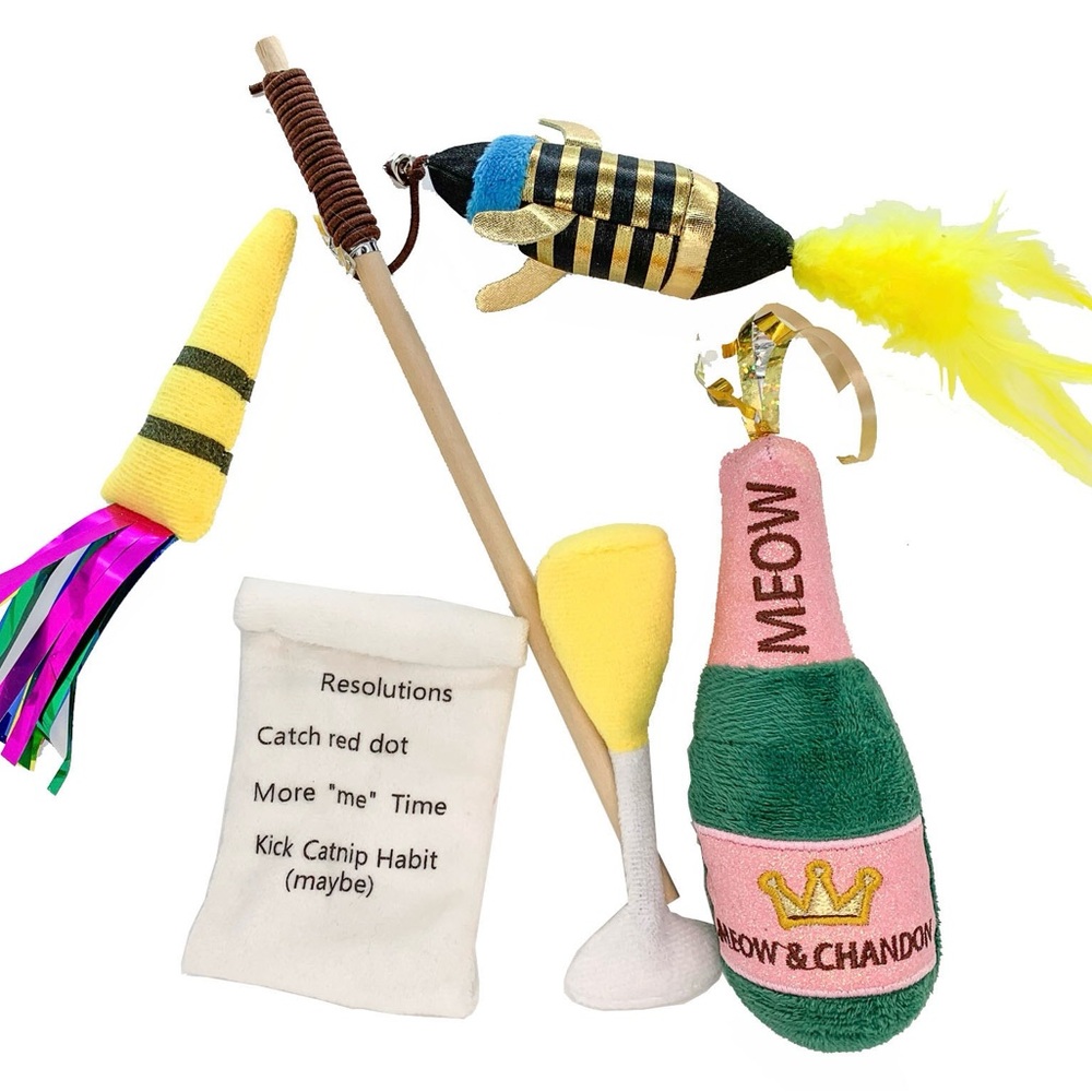 Pampered Pet Box - New Years Cat Toys